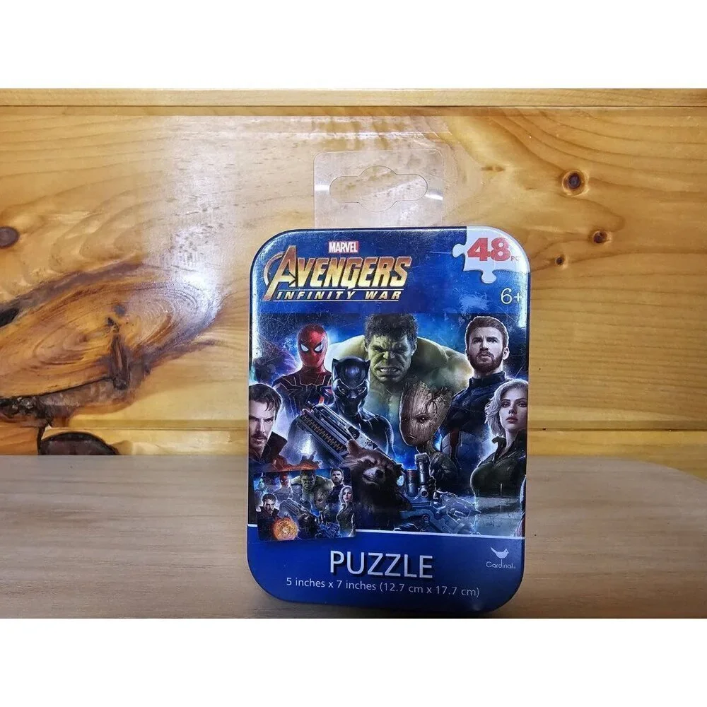 Avengers Infinity War Puzzle In Tin Box 48 Pieces 5x7 Ages 6 And Up New Sealed